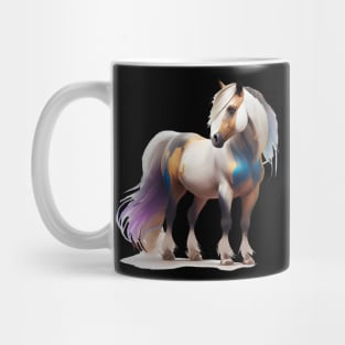 Colorful Fjord Horse Artwork 7 Mug